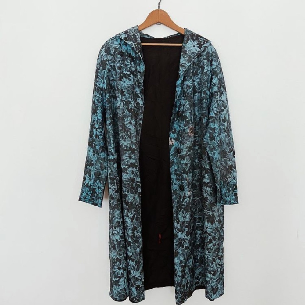 Floral vintage duster jacket